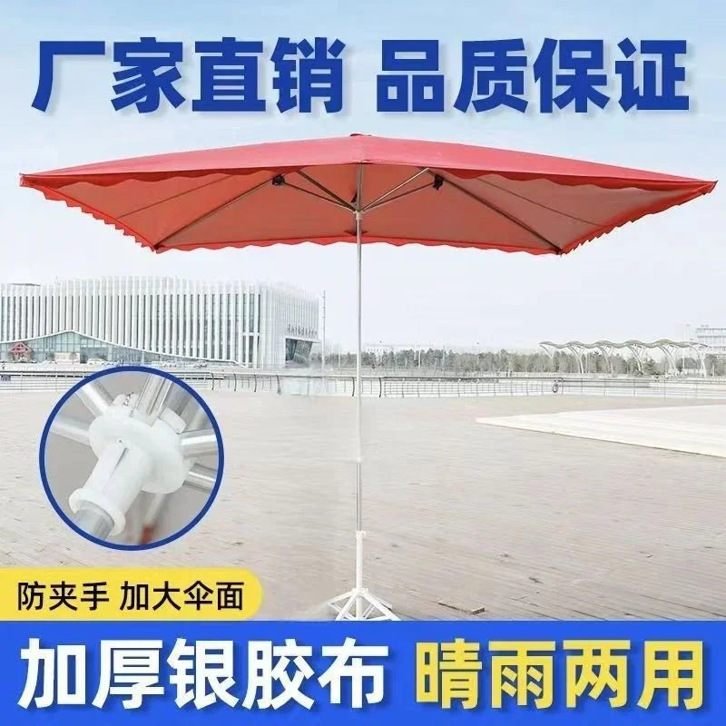 2026 Manufacture Luxury Furniture Large Cantilever Umbrella Outdoor Patio Garden Sunshade with Base Folding Gazebo