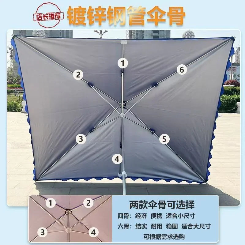 2026 Manufacture Luxury Furniture Large Cantilever Umbrella Outdoor Patio Garden Sunshade with Base Folding Gazebo